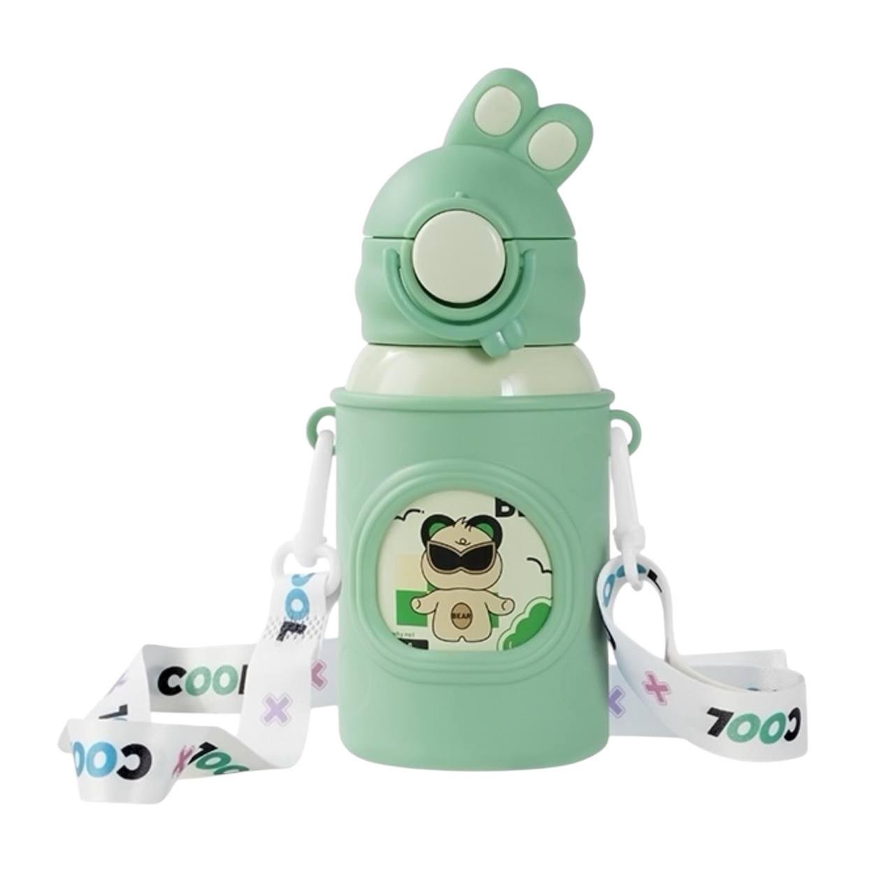 Термос детский Зайчик 500 мл Зеленый (e573c3b2) - фото 1 Термос детский Зайчик 500 мл Зеленый (e573c3b2) - фото 1
