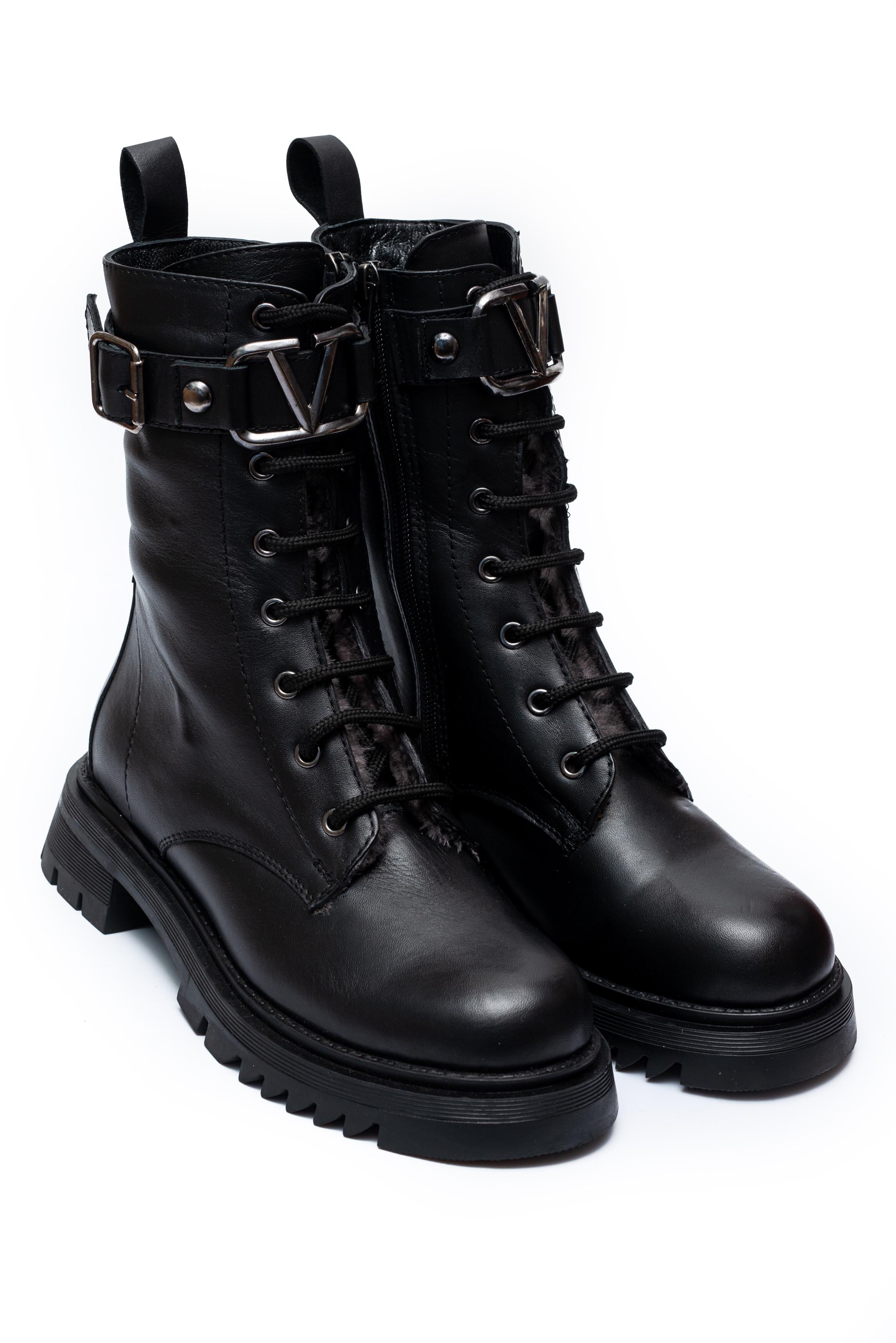 Ботинки Evromoda 00969 р. 37 Черный (11048080)