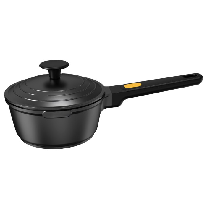 Ковш IQ Be Active 16 см 1,3 л Черный