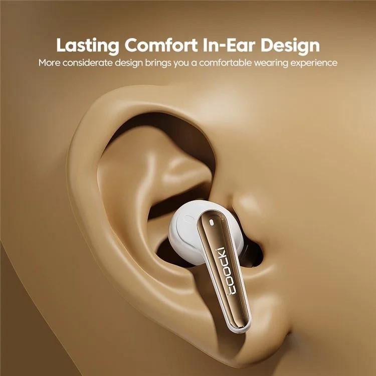 Наушники беспроводные Toocki Bluetooth с функцией шумоподавления Белый (TQ-EJ22) - фото 7 Наушники беспроводные Toocki Bluetooth с функцией шумоподавления Белый (TQ-EJ22) - фото 7