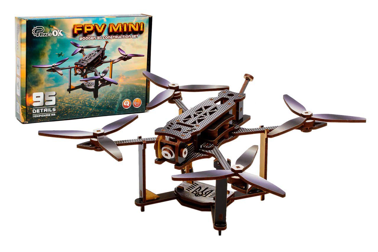 Конструктор FPV Mini дерев'яний (873)