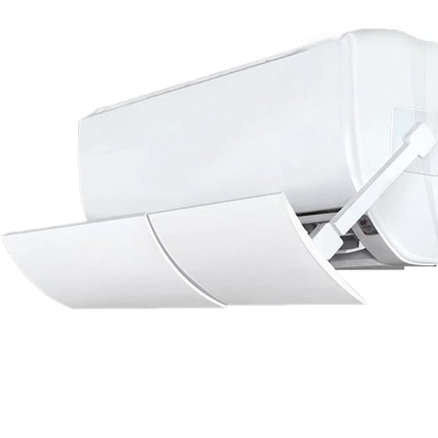 Екран-дефлектор для кондиціонера захисний без свердління з лампою USB (a512b4cd)