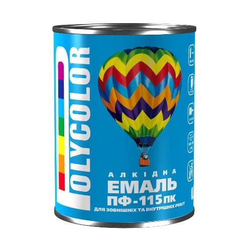 Эмаль ПФ-115 Поликолор 2,8 кг Зеленый (2688156144)