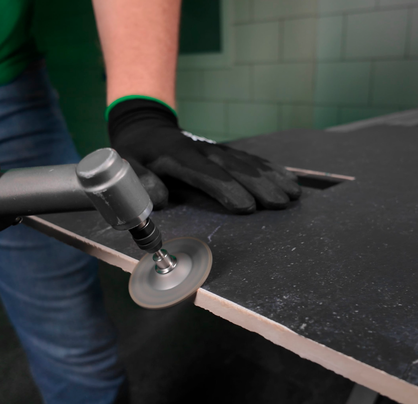 Комплект плиточника для гравера фреза алмазная DGM-S 45 мм Nectar и диск DISTAR Butterfly 45 мм с держателем - фото 6