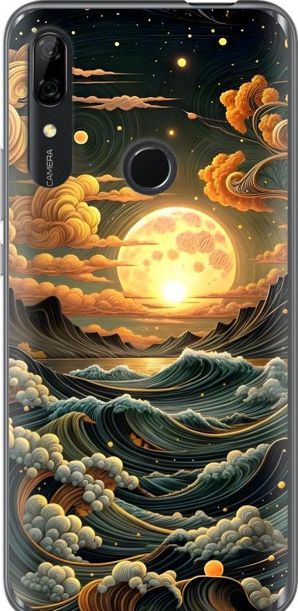 Чехол на Huawei Y9 Prime 2019 Арт волны (6332t-1736-42517)
