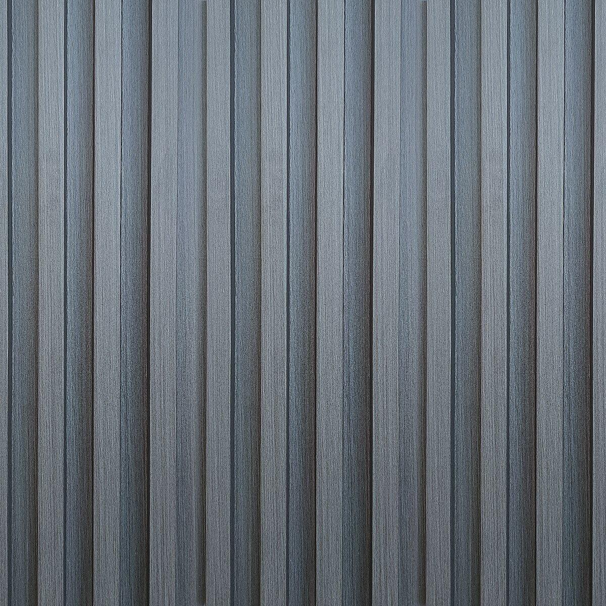 Стеновая рейка декоративная Sticker Wall SW-00001529 3000х160х23 мм Графитовый (991943635)