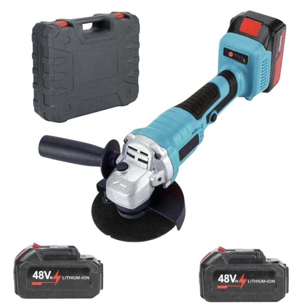 Болгарка аккумуляторная Brushless угловая шлифовальная бесщеточная с аккумуляторами 2 шт. 24V 2 Ah 100 мм (28461415)