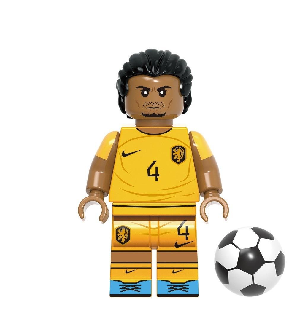 Конструктор человечек Вирджил ван Дейк в форме сборной Нидерландов (26972734)
