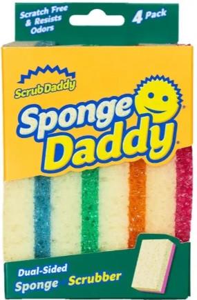 Губка кухонна Scrub Daddy Sponge Daddy 4 Pack (2455096075)