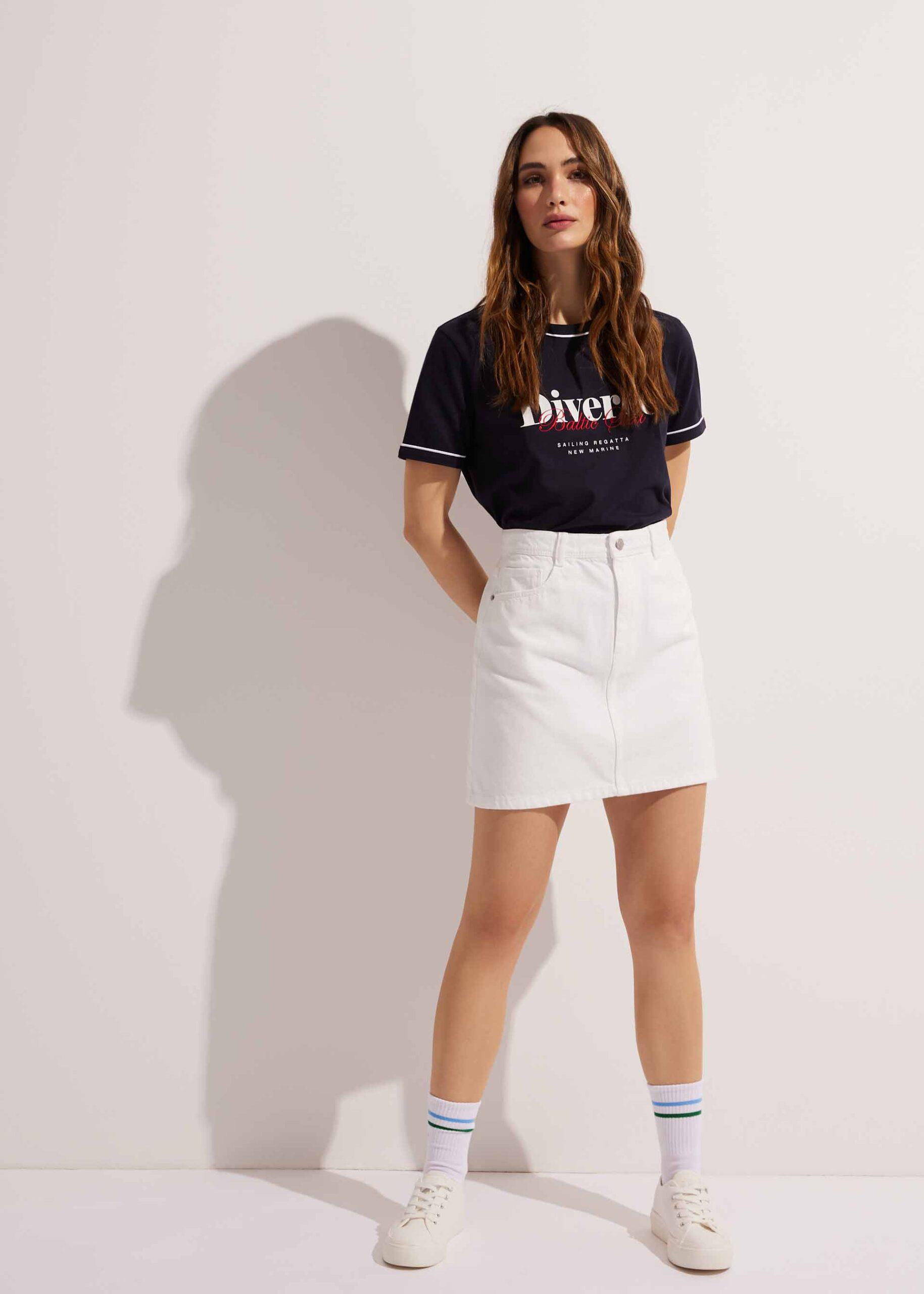 Мини-юбка джинсовая женская Diverse TOMI S Белый (5905384145215) - фото 4 Мини-юбка джинсовая женская Diverse TOMI S Белый (5905384145215) - фото 4