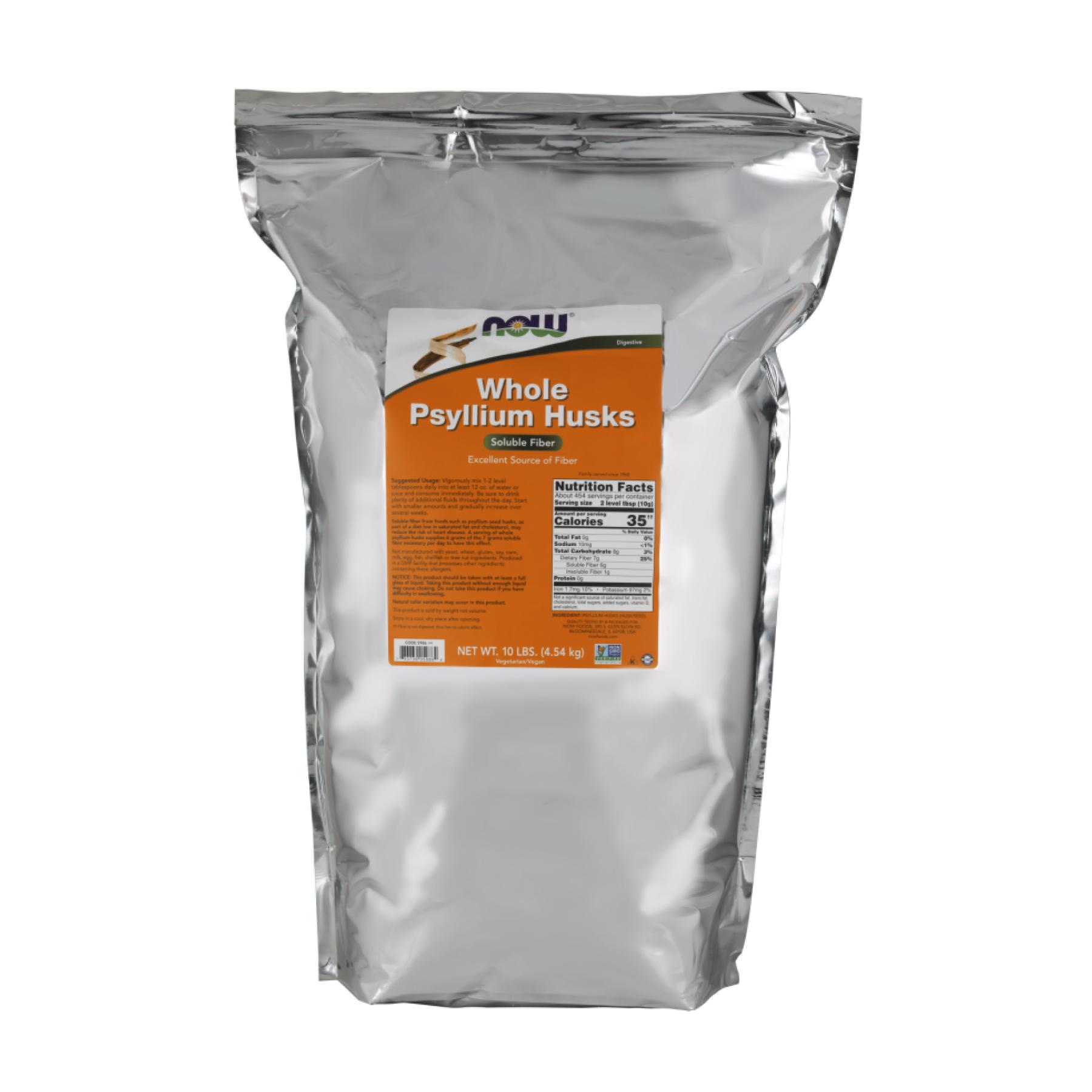Натуральна добавка Psyllium Husks Whole 4540g (2023-10-2498)