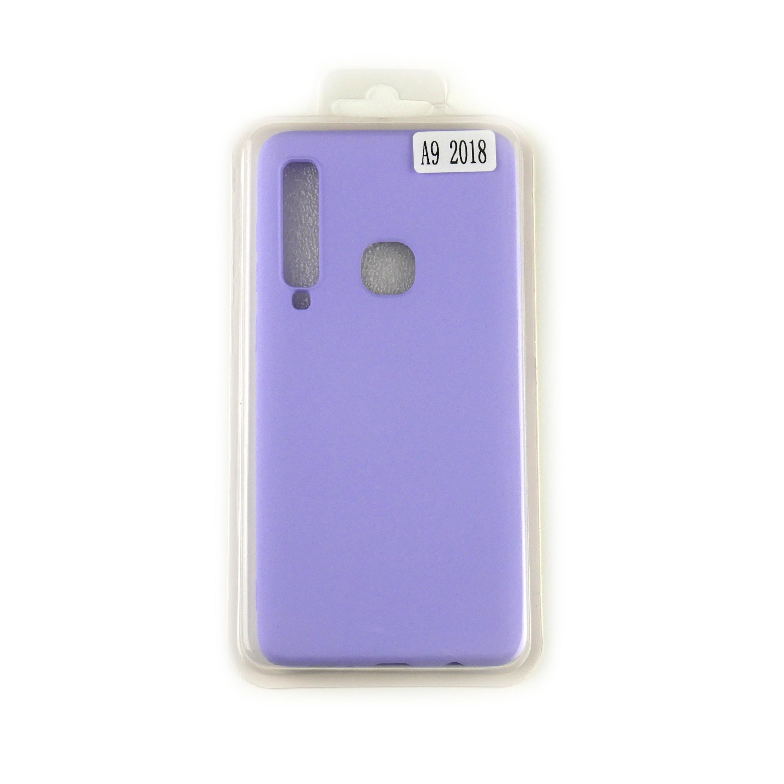 Чехол Silicone Case Full Cover Samsung A9 2018 Лавандовый