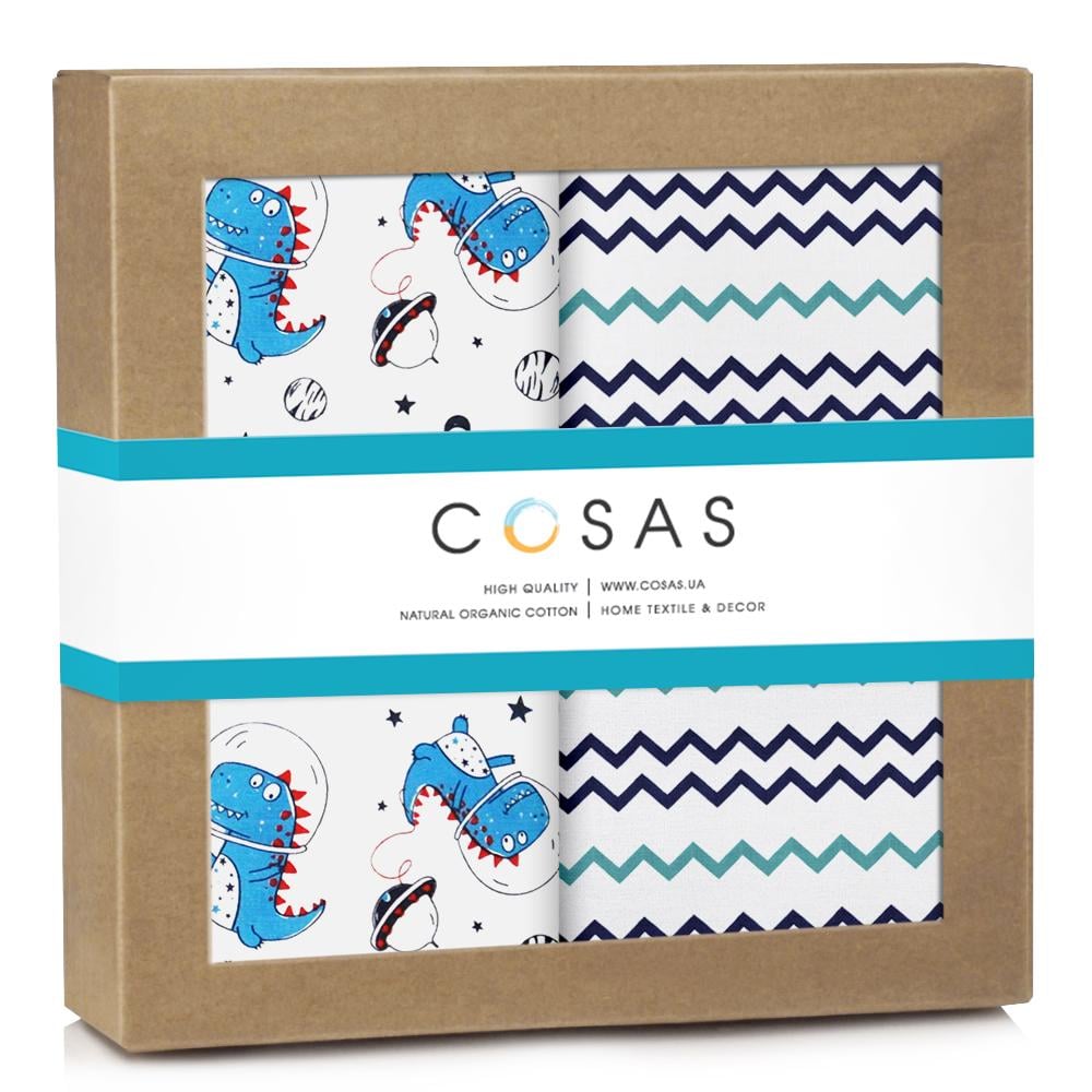 Пеленки детские Cosas Dinosaur многоразовые 2 шт. (4822052127889)