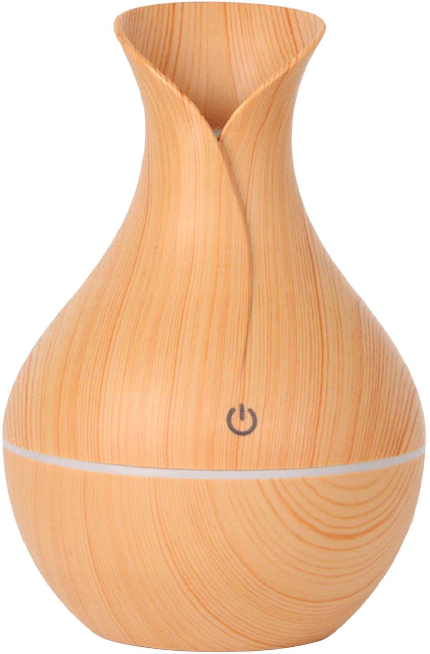 Зволожувач повітря Humidifier Ultrasonic Aroma з підсвічуванням та аромадифузором з пластику Світле дерево (1896571557)