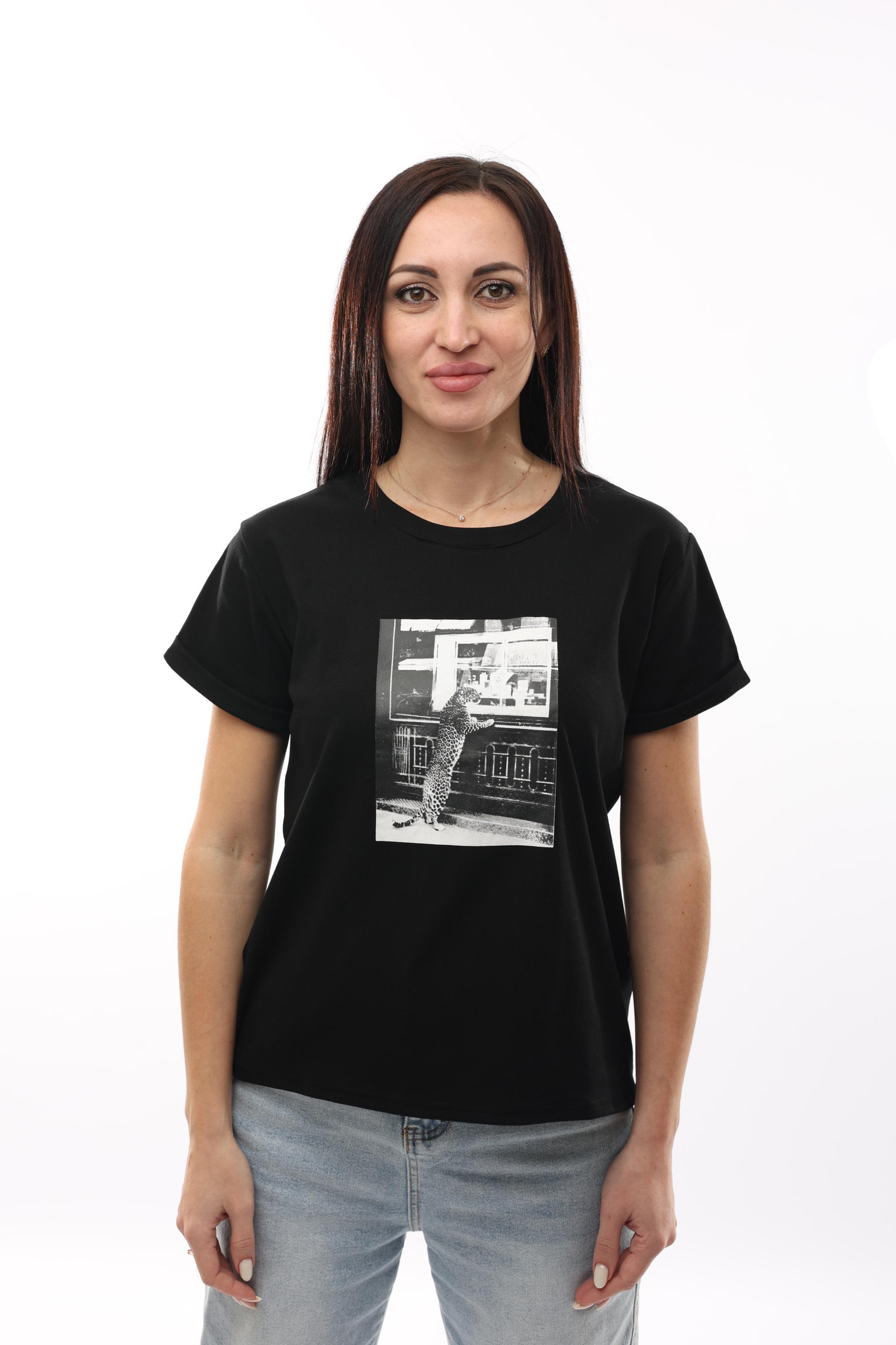 Футболка женская est. 1991 S Черный (277711-S)