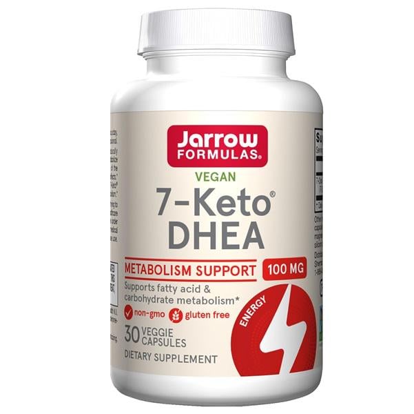 Дегідроепіандростерон Jarrow Formulas 7-Keto Dhea 100 мг 30 Veg Caps JRW15061