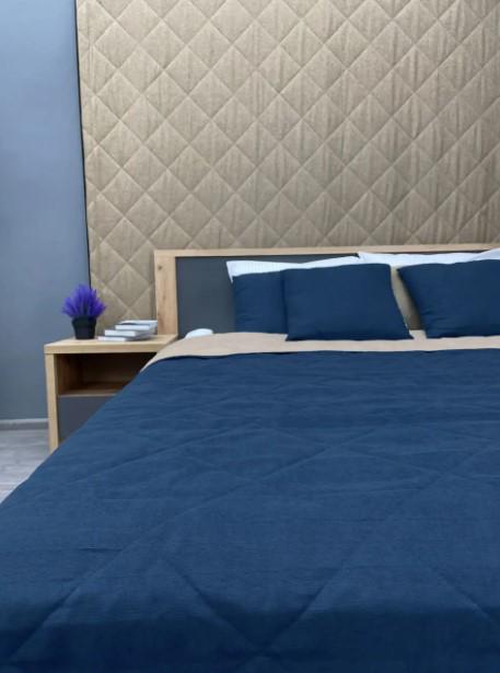 Покривало декоративне двостороннє Decorator Sparta Diamond 130х220 см Синій (85-048) - фото 6