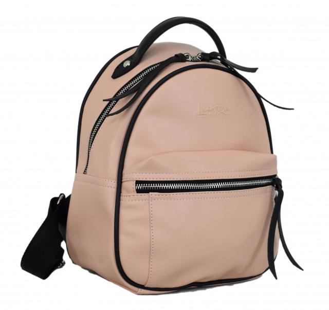 Рюкзак жіночий з шкірозамінника Рожевий
