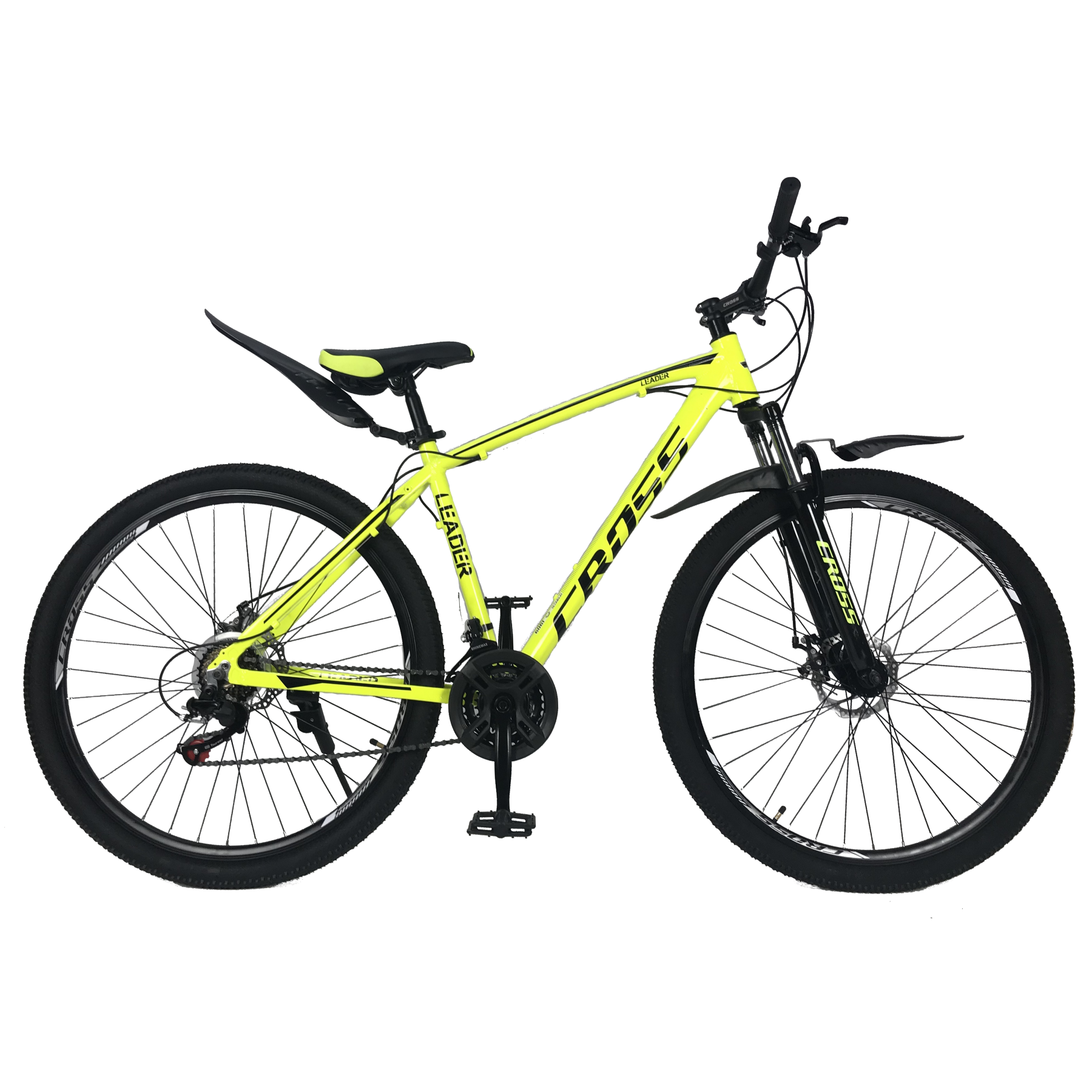 Велосипед горный CROSS LEADER 29" 21" Желтый (08557f67)