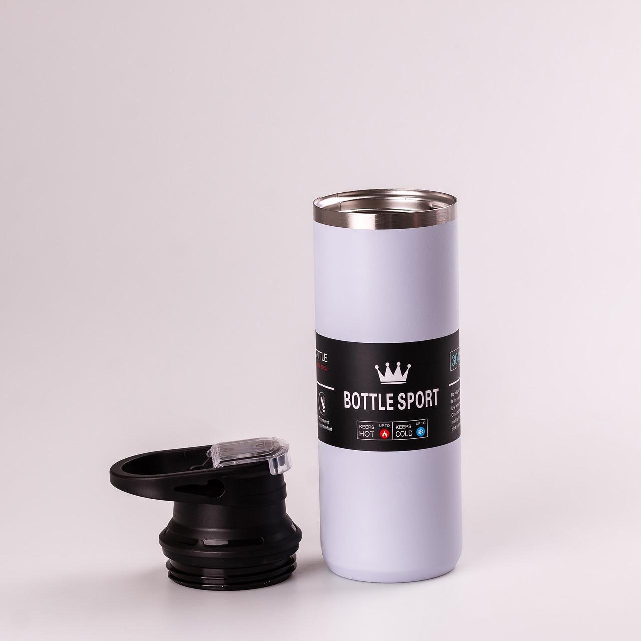 Термос с поилкой и ручкой из нержавеющей стали 0,55 л Фиолетовый (3372) - фото 4 Термос с поилкой и ручкой из нержавеющей стали 0,55 л Фиолетовый (3372) - фото 4