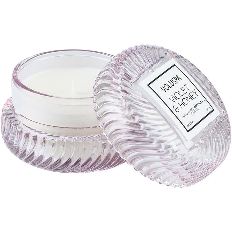 Свічка ароматична Voluspa Macarons Violet & Honey 51 г макарон (111000744)