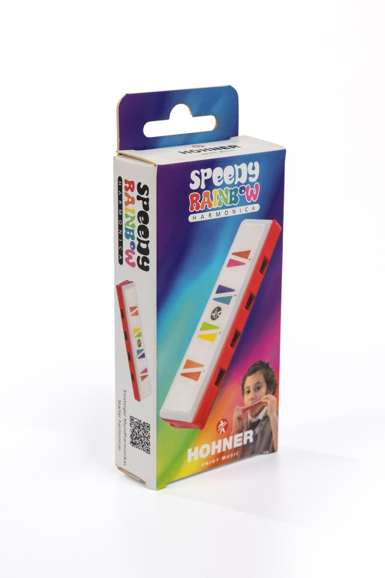 Губная гармошка Hohner Beginner Speedy M91340P C-major Rainbow - фото 6 Губная гармошка Hohner Beginner Speedy M91340P C-major Rainbow - фото 6