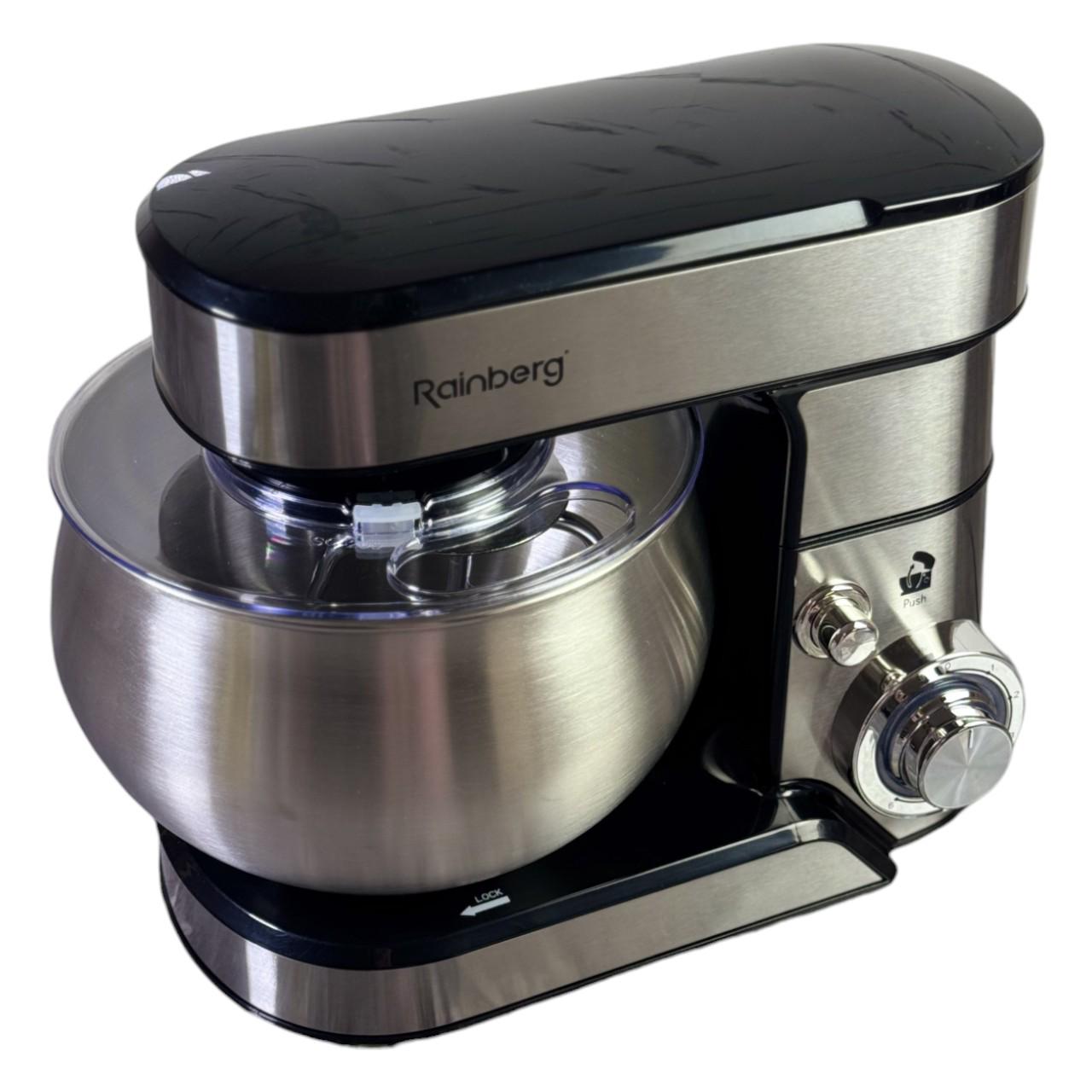 Кухонний комбайн-тістоміс Rainberg RB-8086 з вінчиками для взбивання та гаком для тіста 3800 Вт 5 л (є288) - фото 3