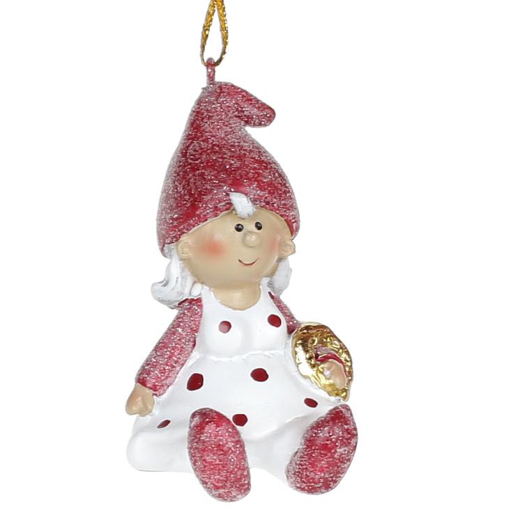 Фигурка-подвеска BonaDi Девочка Гномик (823-084)