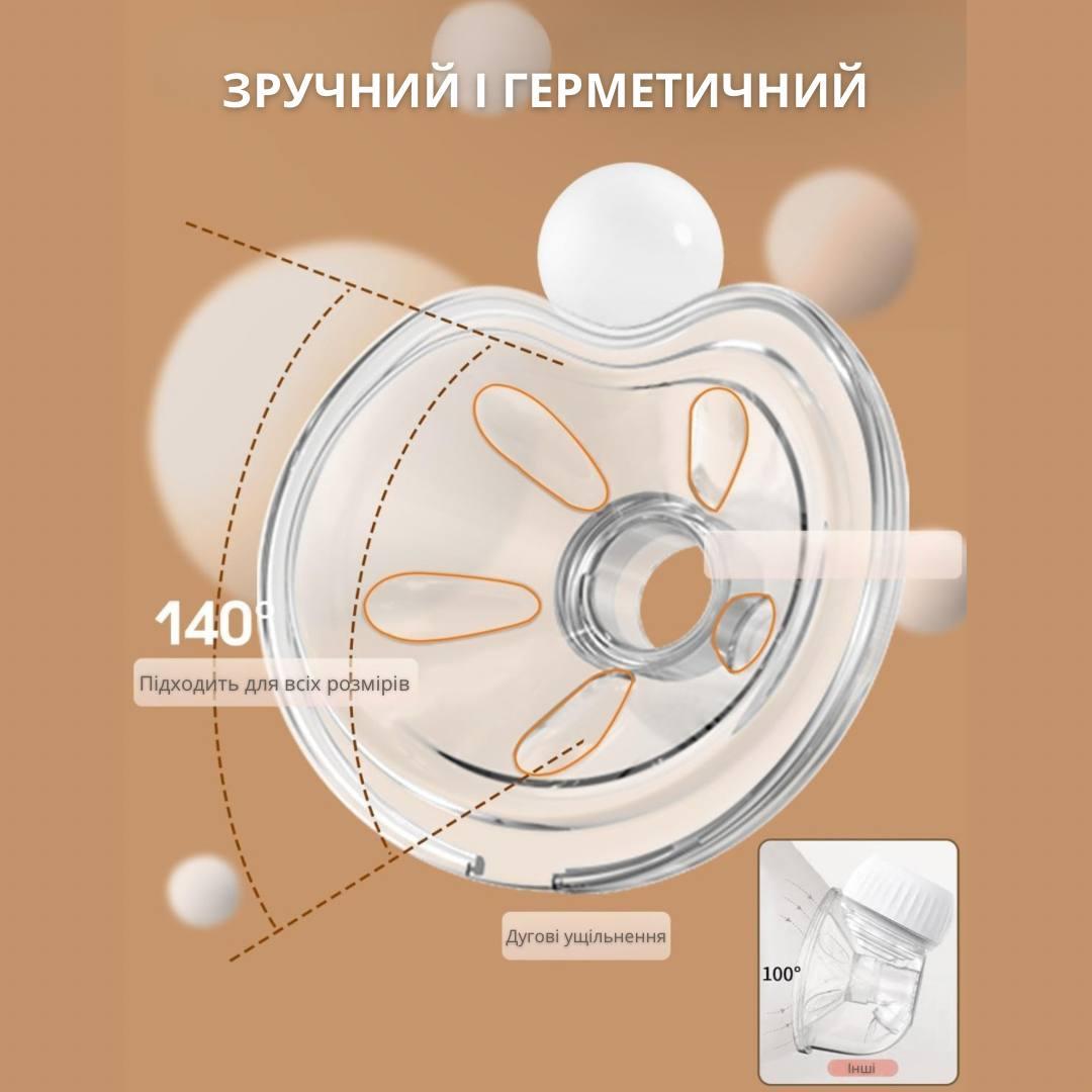 Молоковідсмоктувач електричний Bodasan бездротовий ультра тихий з ефектом масажу (MY-376) - фото 6 Молоковідсмоктувач електричний Bodasan бездротовий ультра тихий з ефектом масажу (MY-376) - фото 6