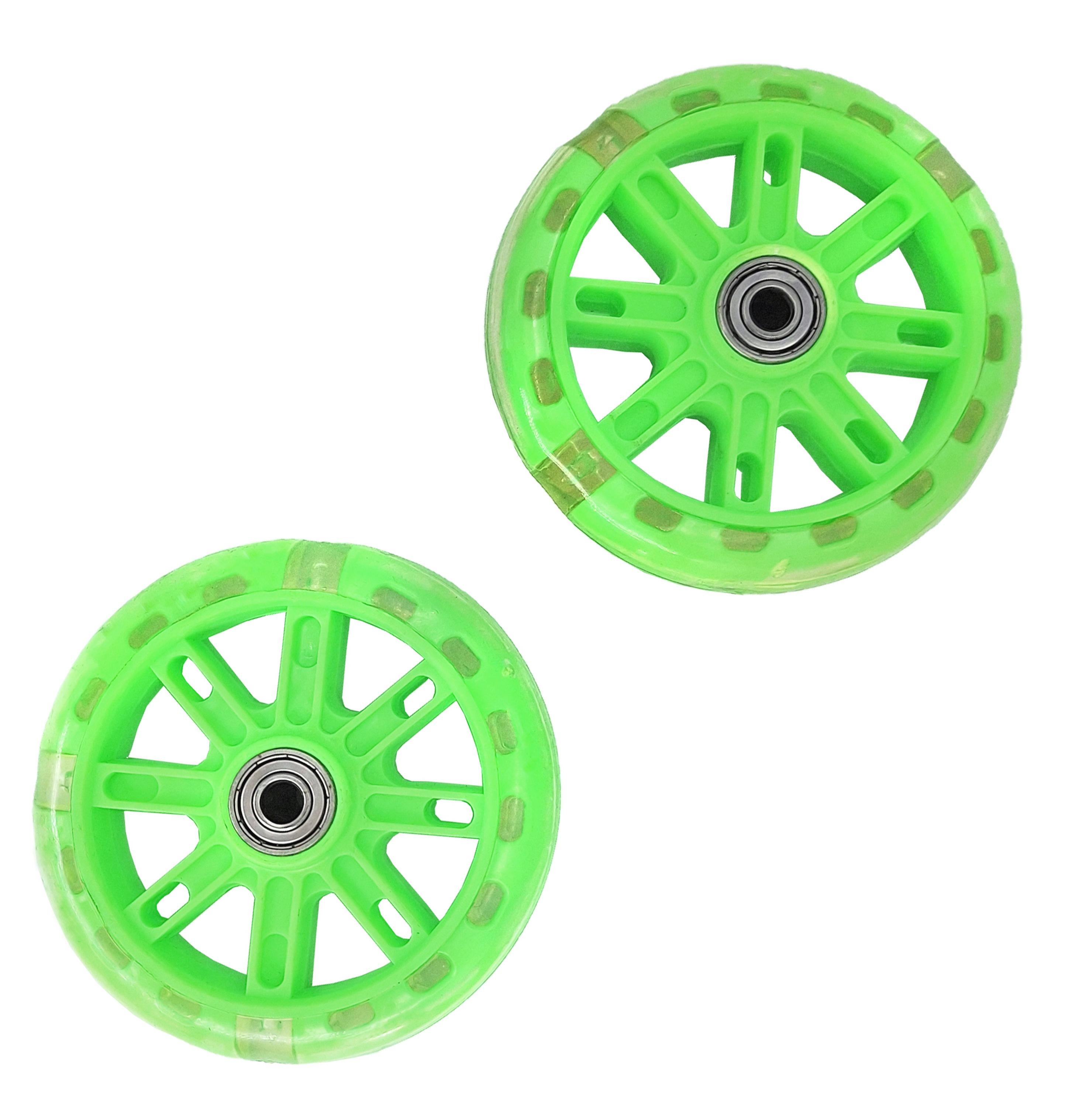 Колеса для детского велосипеда/самоката 11 см Зеленый (G0001960)