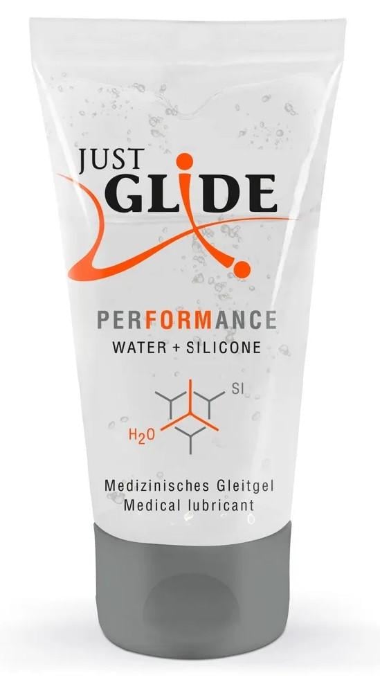 Гель-лубрикант гибридный Just Glide Performance 50 мл (2179343704)