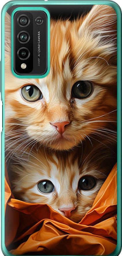 Чехол на Huawei Honor 10X Lite Котики 2 (5664u-2198-42517)