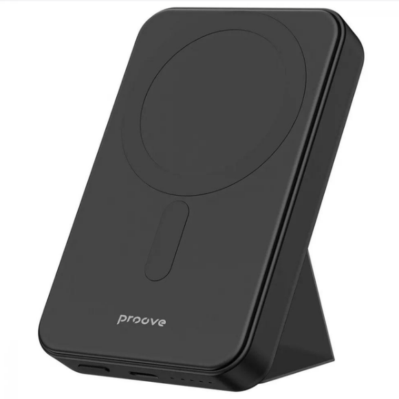 Повербанк Proove Hyperion з бездротовою зарядкою 2в1 10000 mAh 20W Black (000367)
