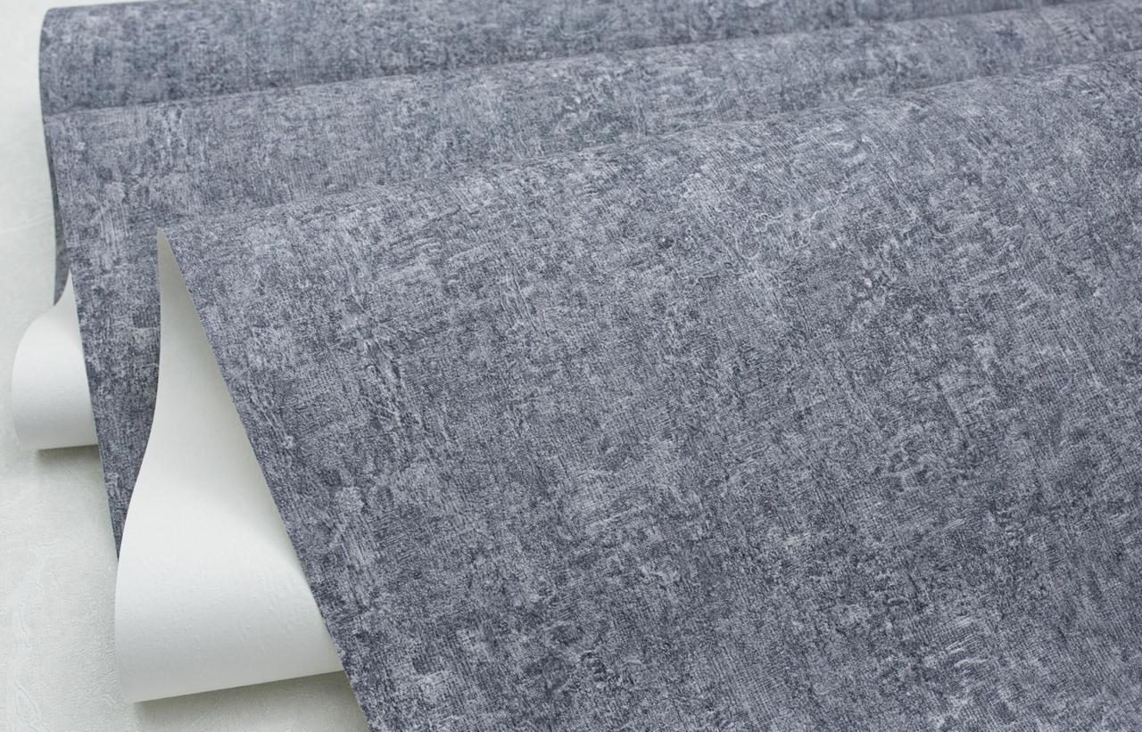 Обои флизелиновые SINTRA Bloom UNI 452554 фон винил горячего тиснения 1,06х10,05 м Темно-серый