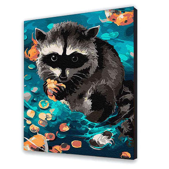 Картина по номерам ART CRAFT Енот. Ракун 40х50 см (11615-AC)