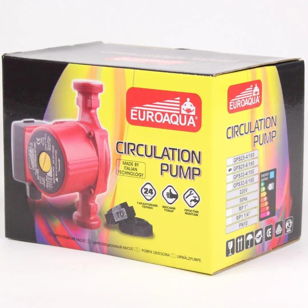 Циркуляційний насос Euroaqua GPS 25-6S/180 з гайкою (29925864) - фото 7 Циркуляційний насос Euroaqua GPS 25-6S/180 з гайкою (29925864) - фото 7