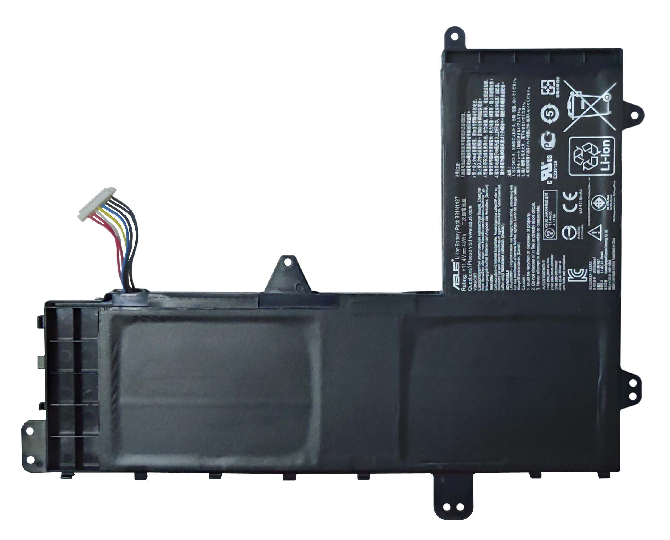 Аккумулятор для ноутбука Asus B31N1427 11,4V 4110 mAh Black