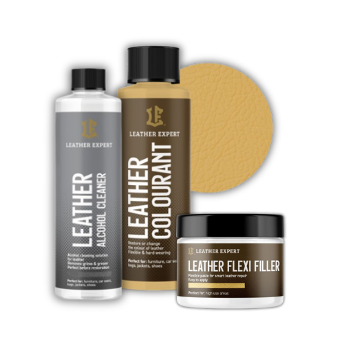 Набор для легкой реставрации кожаного салона Leather Expert 105 Mustard