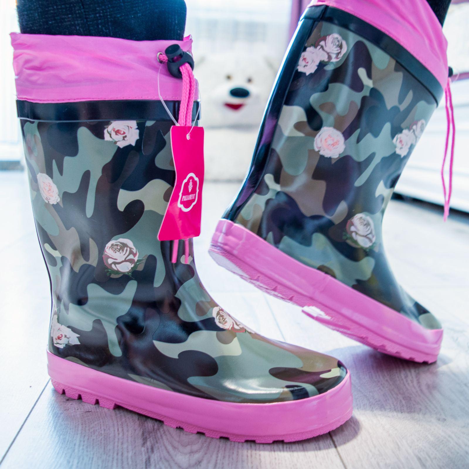 Резиновые сапоги для девочки Paliament MV-1329 р. 32 Зеленый - фото 5 Резиновые сапоги для девочки Paliament MV-1329 р. 32 Зеленый - фото 5