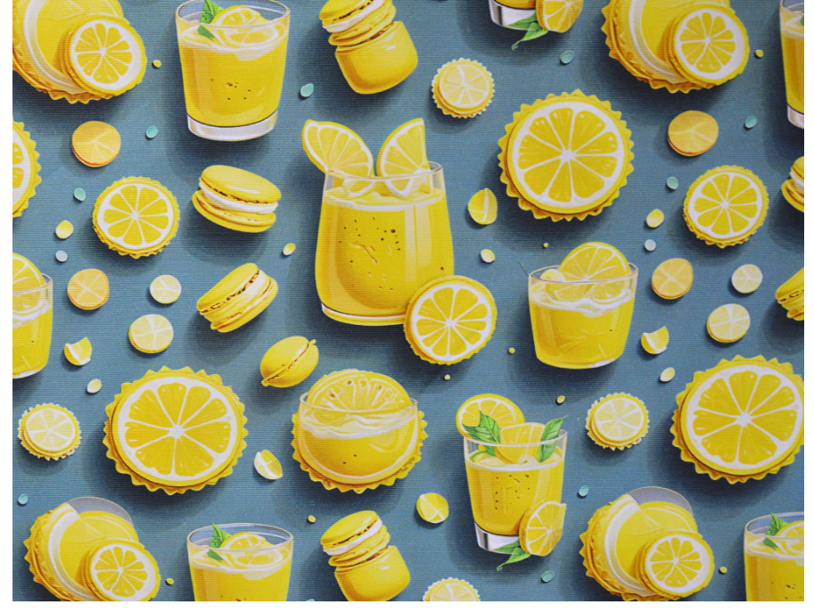 Тканина бавовна Панама Лимонад 235 гр/м2 з захистом від плям 180 см (27380)