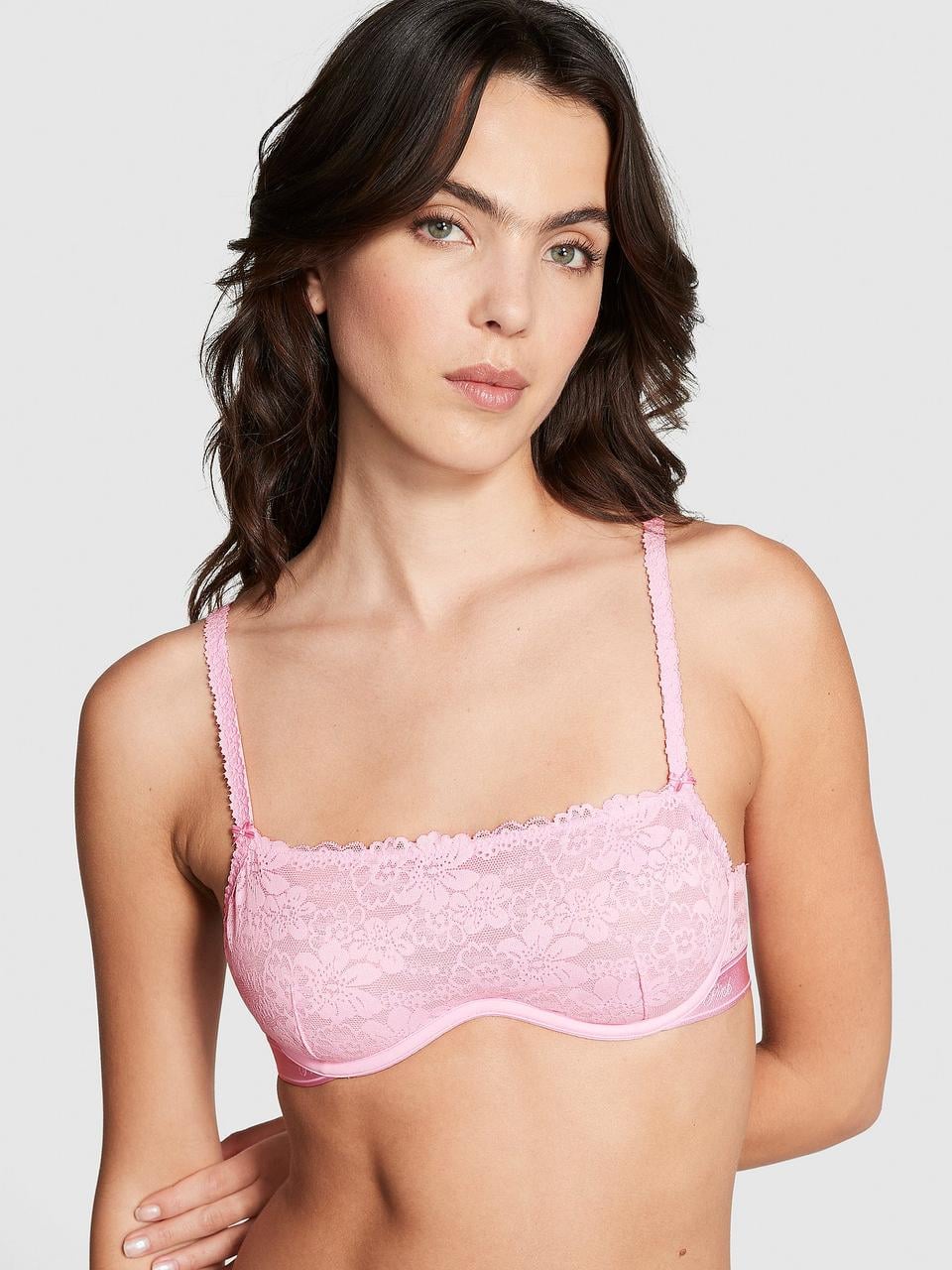 Бюстгальтер Victoria's Secret Wink Unlined Scoop Bra Pink Bubble XS Розовый (2350546368)