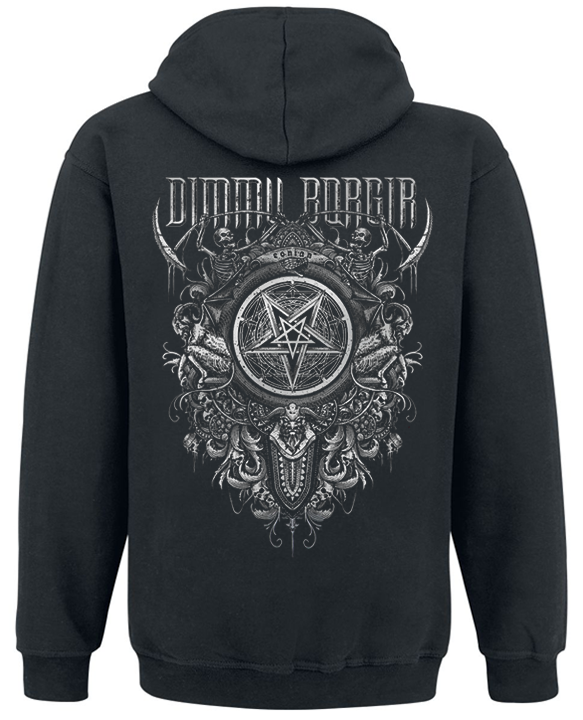 Толстовка с молнией Dimmu Borgir Eonian Pentagram S Черный (27703) - фото 2