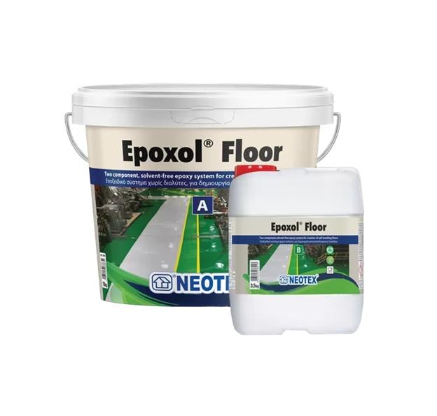 Пол эпоксидый наливной Epoxol Floor А+В для различных нагрузок 13,5 кг ral 9003 Белый