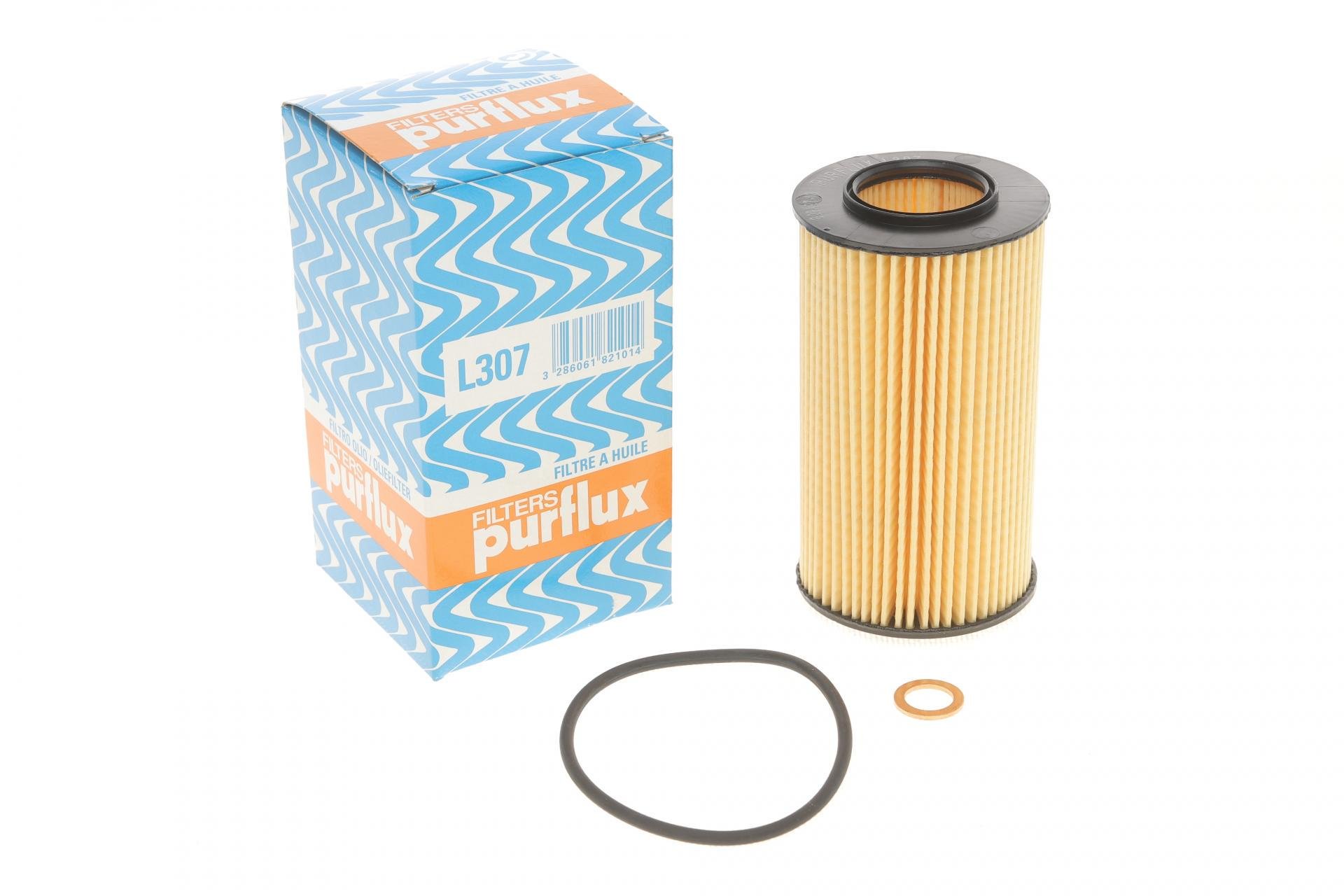 Фильтр масляный PURFLUX для BMW 3 E46/5 E39 00-05- (L307)
