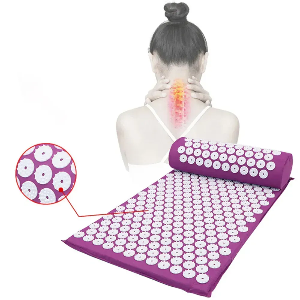 Коврик массажный акупунктурный с подушкой 66х41 см (30632421) - фото 7