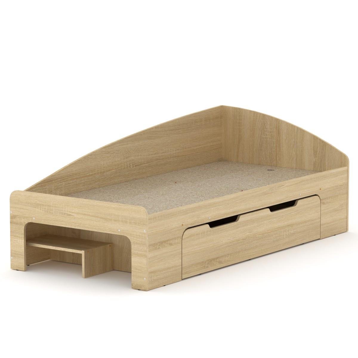 Кровать Компанит 90+1 90х200 см Дуб сонома (09130-2)