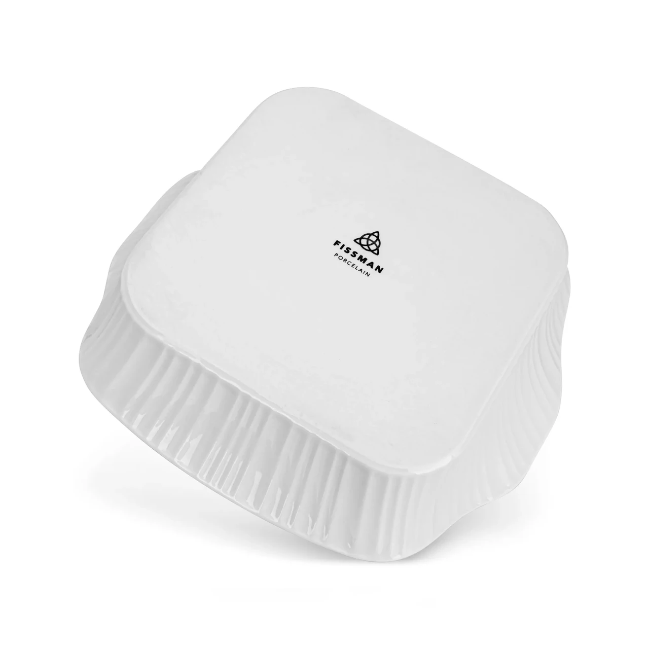 Форма квадратная для запекания Fissman Horeca 20,5x20,5x6,5 см 1080 мл из фарфора (14178) - фото 3