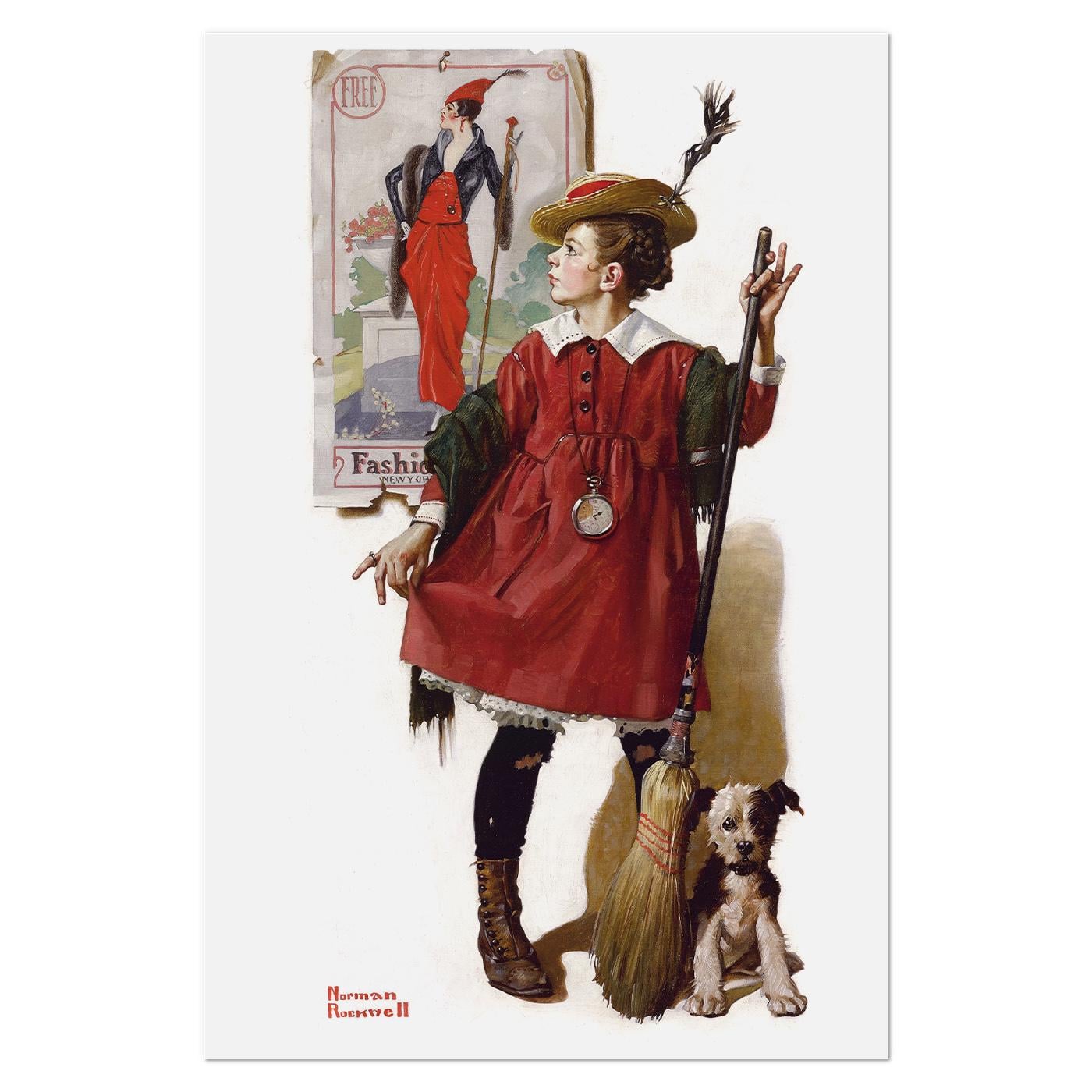 Винтажный плакат The Little Model 1919 40x60 см (0184) Винтажный плакат The Little Model 1919 40x60 см (0184)