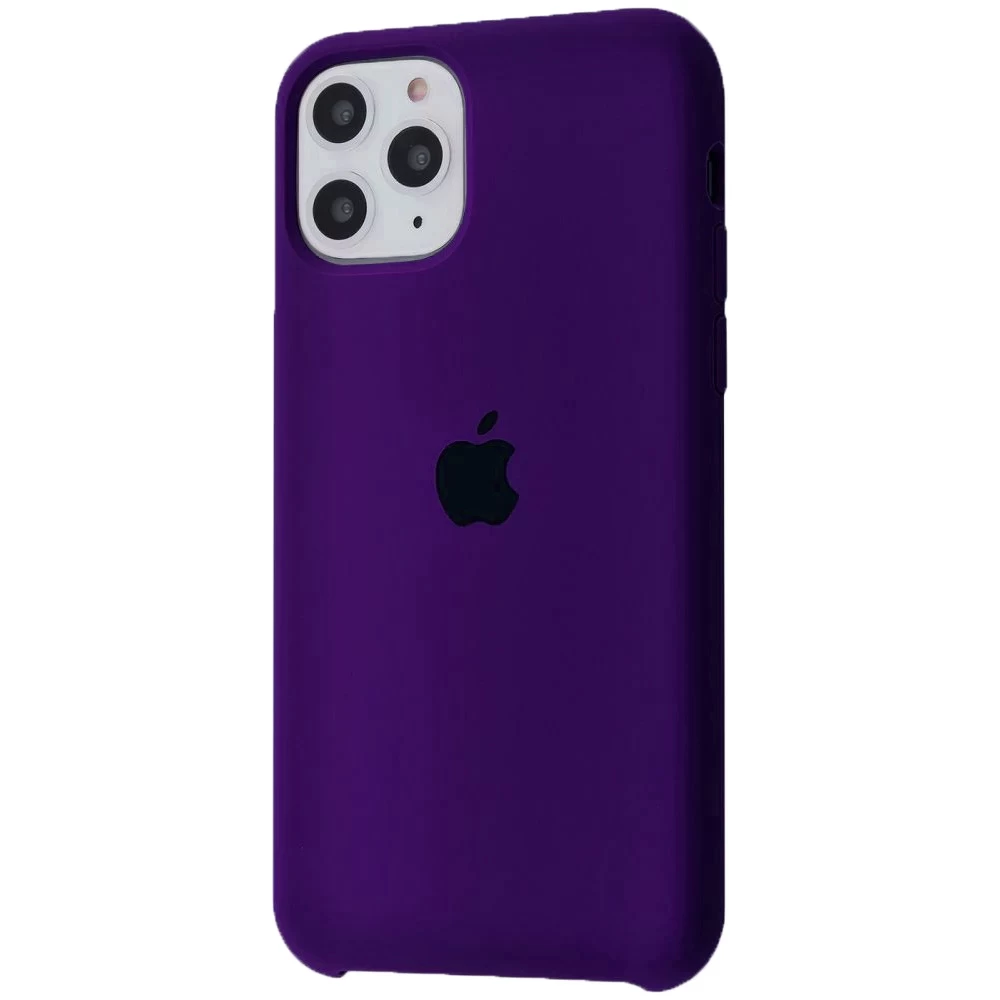 Силиконовый Чехол Накладка Silicone Case для iPhone 11 Pro Ultra Violet