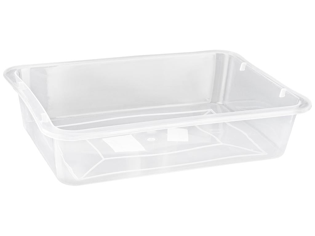 Лоток пластиковый пищевой Ал-Пластик №0 1,7 л Прозрачный (MAP-70859)